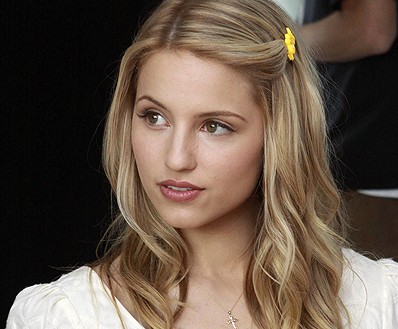 TV babe Dianna Agron who plays Quinn Fabray in the hit musical series